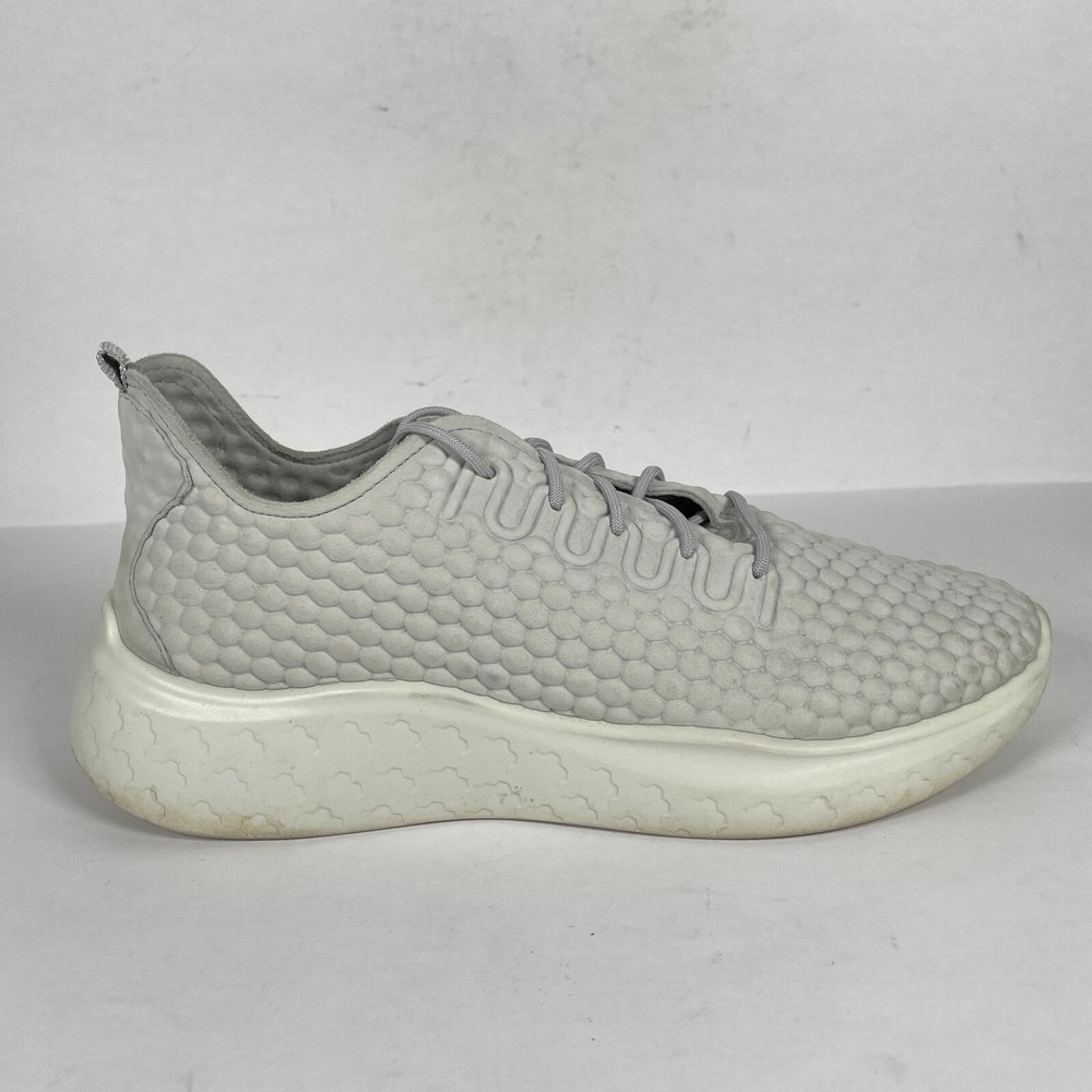 Ecco Therap Sneakers Womens Size 40 US 9-9.5 Gray Leather Lace Up Comfort Shoes